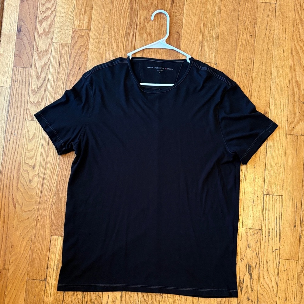 John Varvatos Midnight Black Short Sleeve Tee